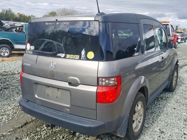 5J6YH18728L007832 - 2008 HONDA ELEMENT EX GRAY photo 4