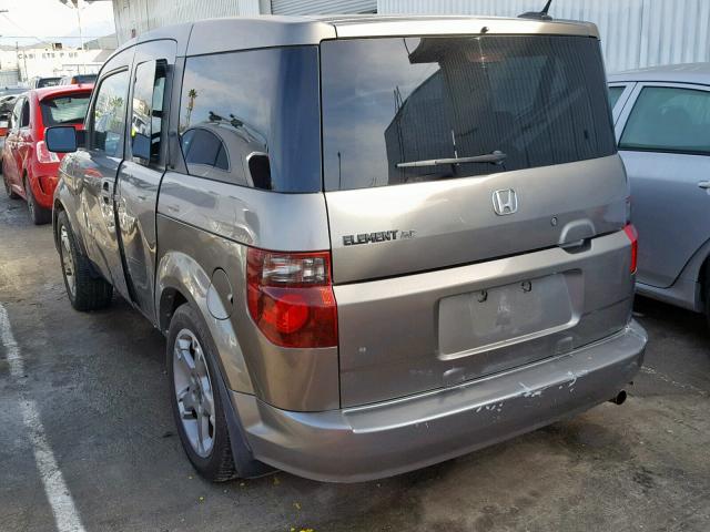 5J6YH18907L005111 - 2007 HONDA ELEMENT SC GRAY photo 3