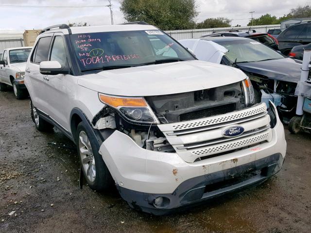 1FMHK8F86BGA25175 - 2011 FORD EXPLORER L WHITE photo 1