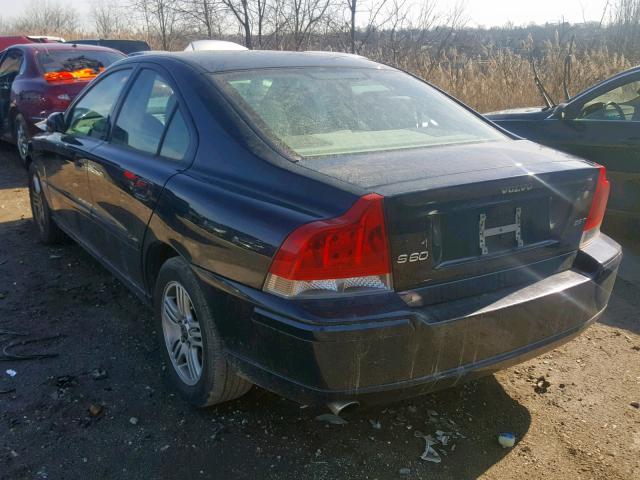 YV1RS592X52456502 - 2005 VOLVO S60 2.5T GRAY photo 3