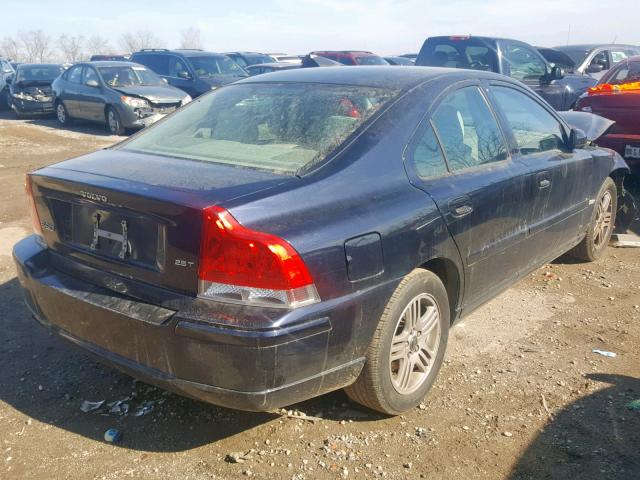 YV1RS592X52456502 - 2005 VOLVO S60 2.5T GRAY photo 4