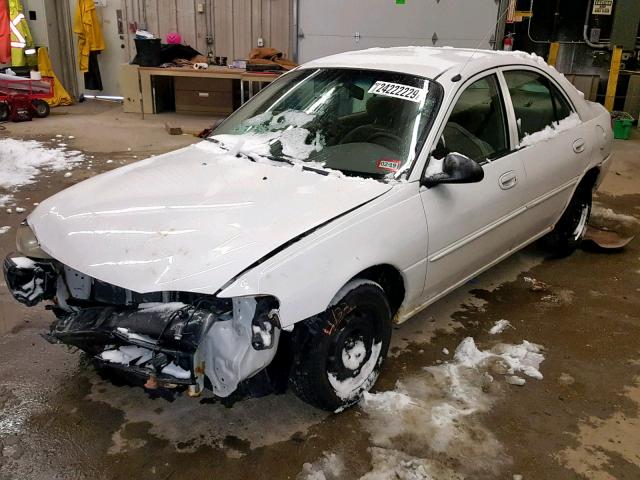 3FAFP13P92R230343 - 2002 FORD ESCORT WHITE photo 2