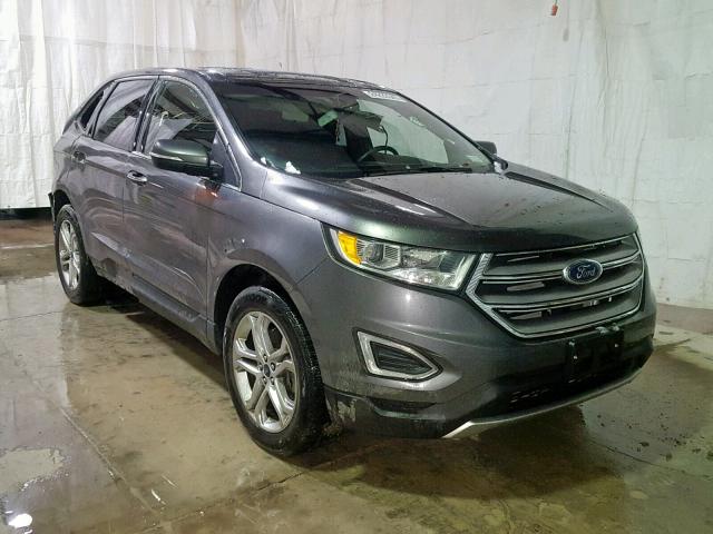 2FMPK4K94HBB52929 - 2017 FORD EDGE TITAN GRAY photo 1