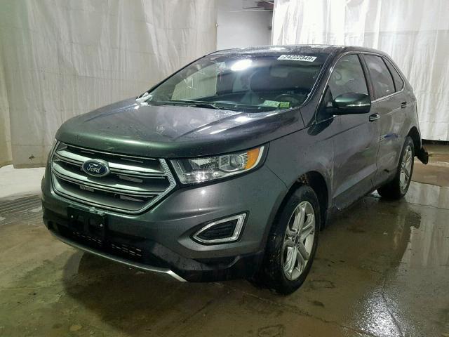 2FMPK4K94HBB52929 - 2017 FORD EDGE TITAN GRAY photo 2