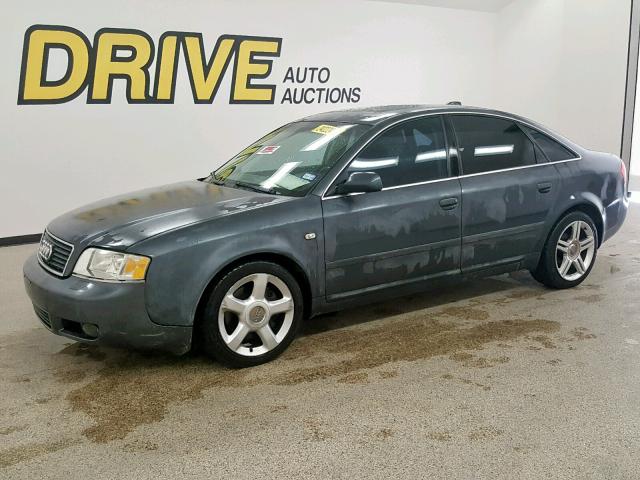 WAULD64B74N010613 - 2004 AUDI A6 2.7T QU GRAY photo 2