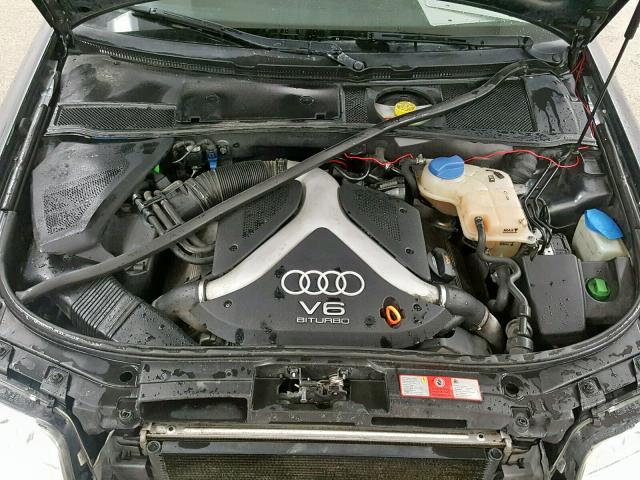 WAULD64B74N010613 - 2004 AUDI A6 2.7T QU GRAY photo 7