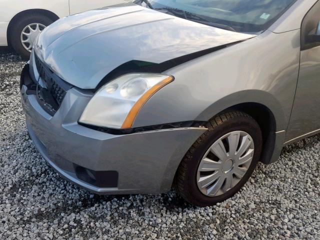 3N1AB61E98L710432 - 2008 NISSAN SENTRA 2.0 SILVER photo 9