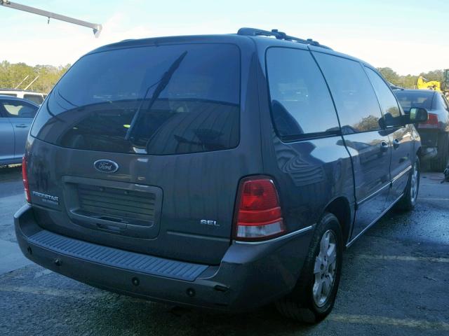 2FMDA52205BA60145 - 2005 FORD FREESTAR S GRAY photo 4