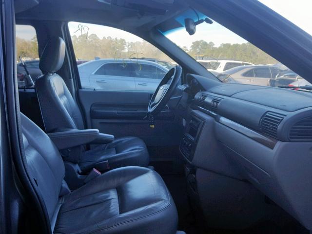 2FMDA52205BA60145 - 2005 FORD FREESTAR S GRAY photo 5