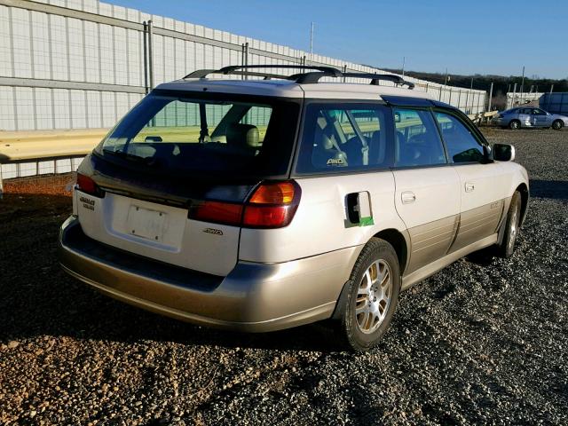 4S3BH806317677282 - 2001 SUBARU LEGACY OUT WHITE photo 4