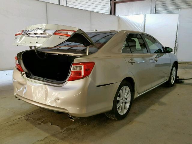 4T4BF1FK5DR322073 - 2013 TOYOTA CAMRY L GOLD photo 4
