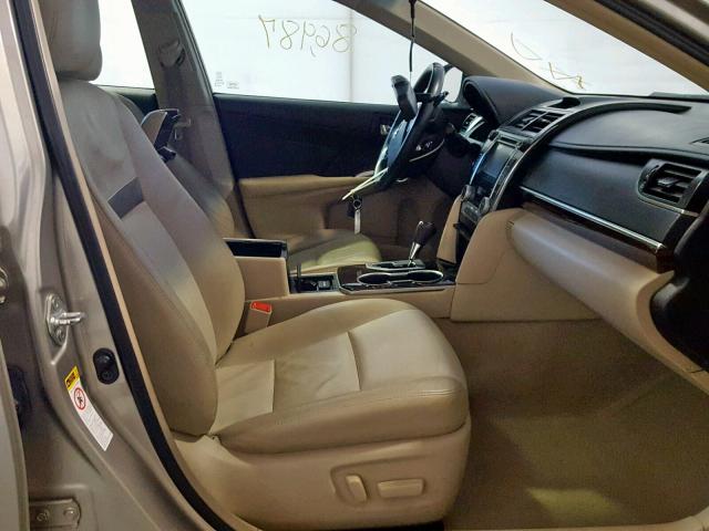 4T4BF1FK5DR322073 - 2013 TOYOTA CAMRY L GOLD photo 5