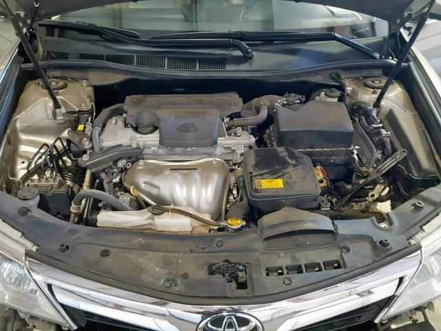 4T4BF1FK5DR322073 - 2013 TOYOTA CAMRY L GOLD photo 7