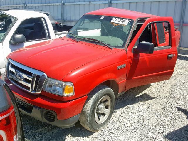 1FTYR44U68PA91758 - 2008 FORD RANGER SUP أحمر صورة 2