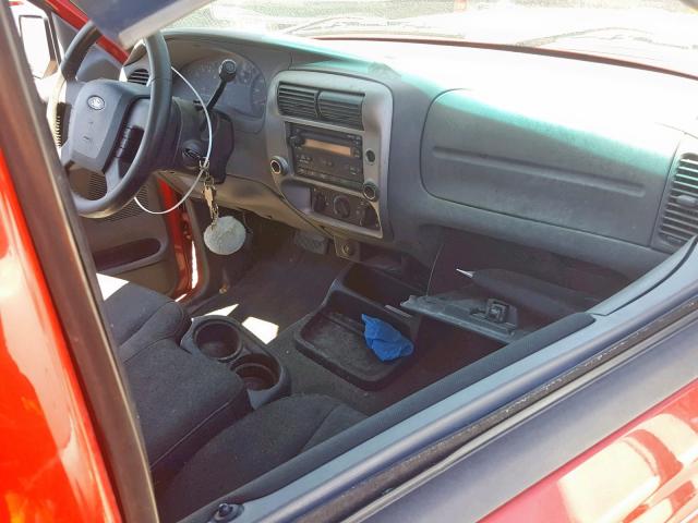 1FTYR44U68PA91758 - 2008 FORD RANGER SUP أحمر صورة 9
