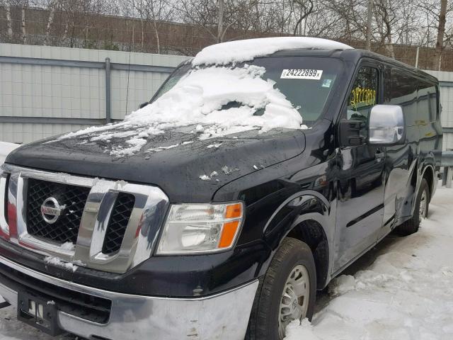 1N6AF0KY6DN111051 - 2013 NISSAN NV 2500 BLACK photo 2