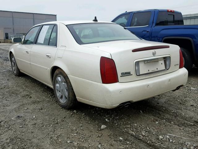 1G6KF57972U203202 - 2002 CADILLAC DEVILLE DT WHITE photo 3