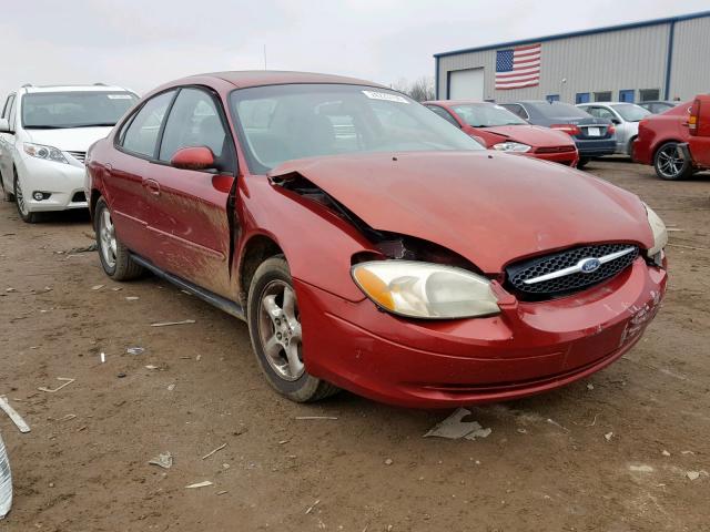 1FAFP55S2YA155710 - 2000 FORD TAURUS SES BURGUNDY photo 1