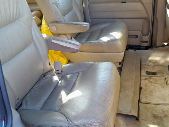 5FNRL38676B437206 - 2006 HONDA ODYSSEY EX GRAY photo 6