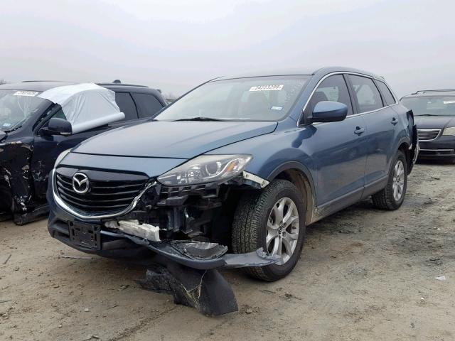 JM3TB2BV4F0447345 - 2015 MAZDA CX-9 SPORT BLUE photo 2