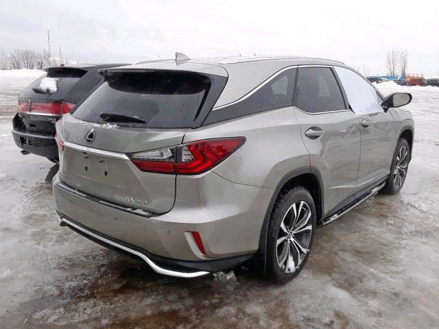 JTJDZKCA4J2003834 - 2018 LEXUS RX 350 L GRAY photo 4