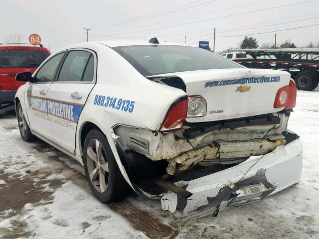 1G1ZC5E09CF380521 - 2012 CHEVROLET MALIBU 1LT 白色 照片 3