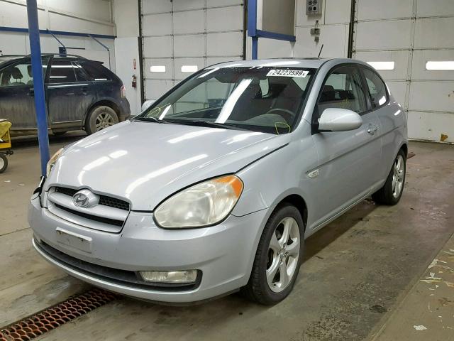 KMHCN36C68U098985 - 2008 HYUNDAI ACCENT SE SILVER photo 2