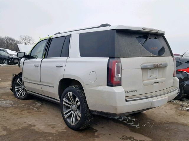 1GKS2CKJ3JR310543 - 2018 GMC YUKON DENA WHITE photo 3