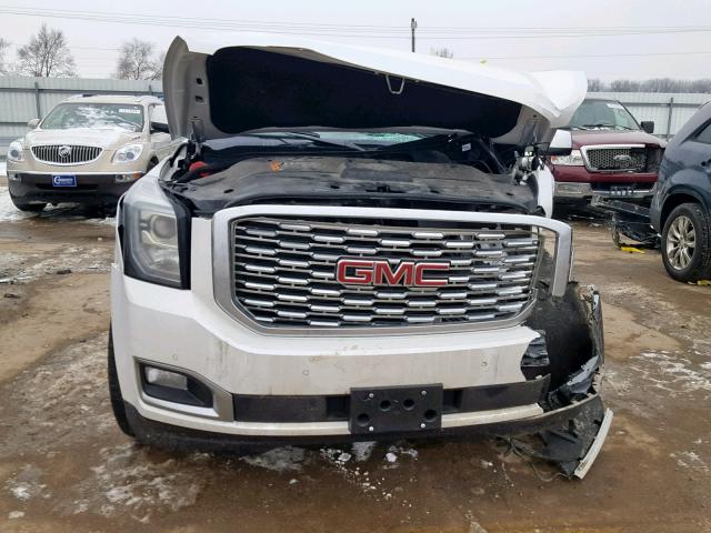 1GKS2CKJ3JR310543 - 2018 GMC YUKON DENA WHITE photo 9