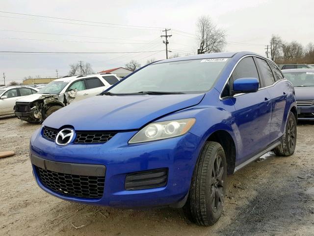 JM3ER293470149341 - 2007 MAZDA CX-7 BLUE photo 2