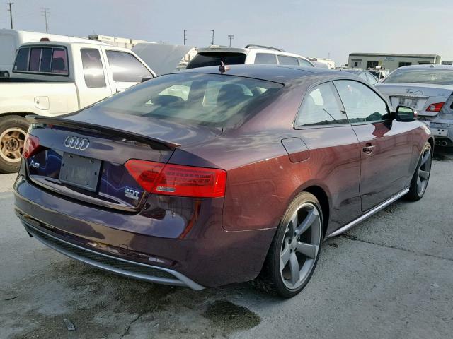 WAU4FAFR6FA050879 - 2015 AUDI A5 PRESTIG PURPLE photo 4