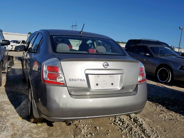 3N1AB61E58L721931 - 2008 NISSAN SENTRA 2.0 GRAY photo 3