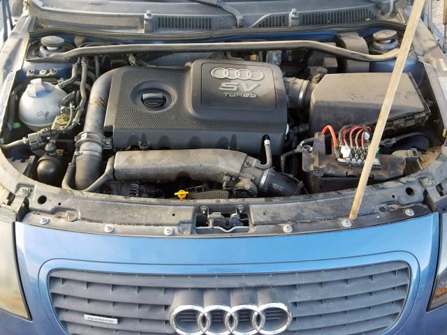 TRUWT28N121004932 - 2002 AUDI TT QUATTRO BLUE photo 7