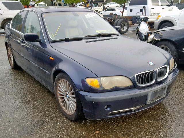 WBAEV53473KM26938 - 2003 BMW 330 I BLUE photo 1