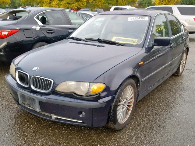 WBAEV53473KM26938 - 2003 BMW 330 I BLUE photo 2