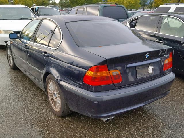 WBAEV53473KM26938 - 2003 BMW 330 I BLUE photo 3