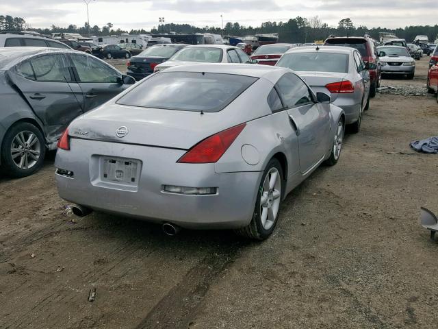 JN1AZ34D85M604200 - 2005 NISSAN 350Z COUPE SILVER photo 4