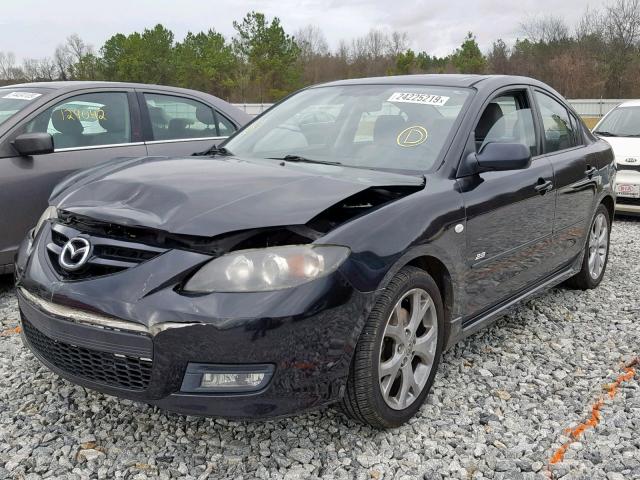 JM1BK323871643812 - 2007 MAZDA 3 S BLACK photo 2