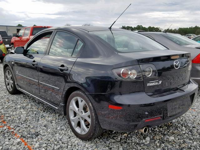 JM1BK323871643812 - 2007 MAZDA 3 S BLACK photo 3