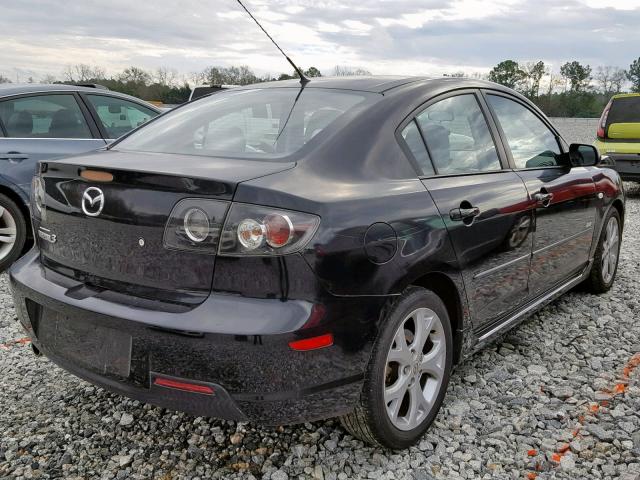 JM1BK323871643812 - 2007 MAZDA 3 S BLACK photo 4