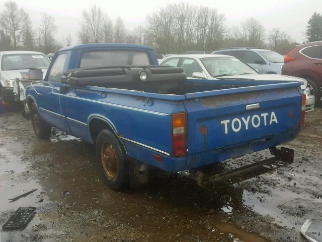 JT4RN44R0B0027811 - 1981 TOYOTA PICKUP / C BLUE photo 3