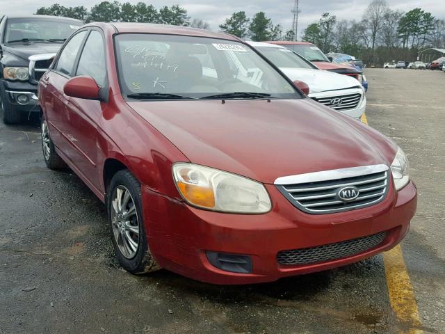 KNAFE121385536105 - 2008 KIA SPECTRA EX RED photo 1