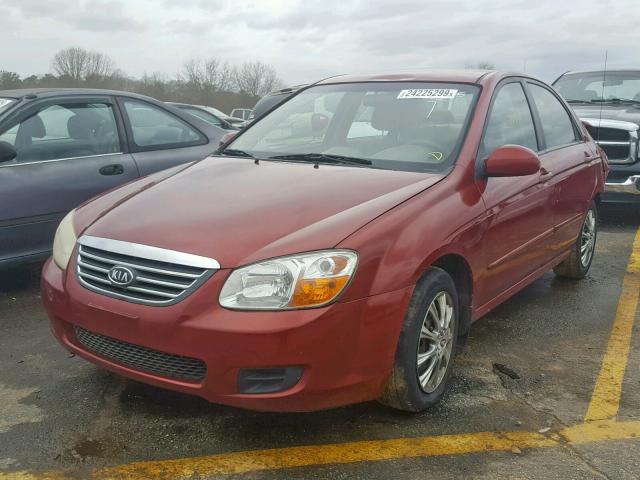 KNAFE121385536105 - 2008 KIA SPECTRA EX RED photo 2