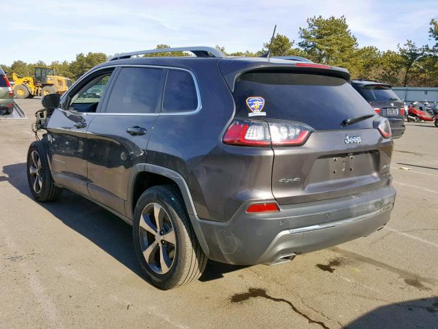 1C4PJMDX1KD135333 - 2019 JEEP CHEROKEE L GRAY photo 3