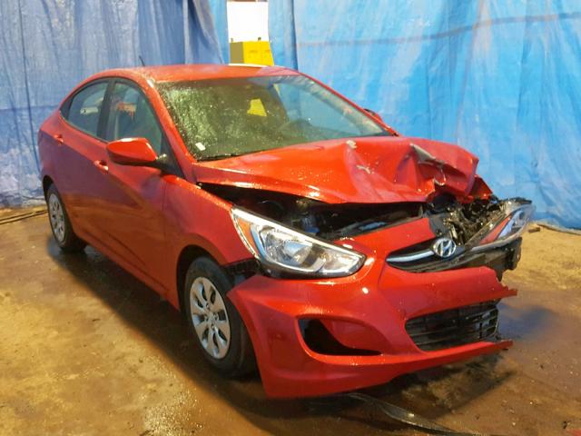 KMHCT4AE1HU342840 - 2017 HYUNDAI ACCENT SE RED photo 1