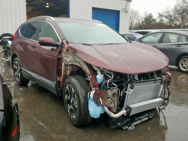 7FARW2H93JE097402 - 2018 HONDA CR-V TOURI RED photo 1