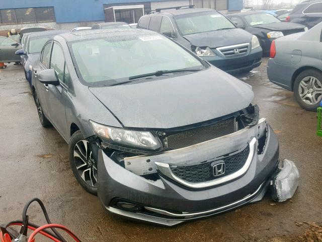 19XFB2F94DE084598 - 2013 HONDA CIVIC EXL GRAY photo 1