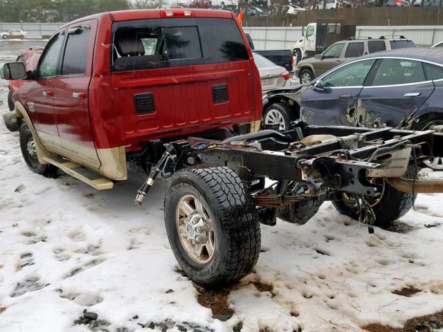 3C6UD5LL0CG305675 - 2012 DODGE RAM 2500 L RED photo 3