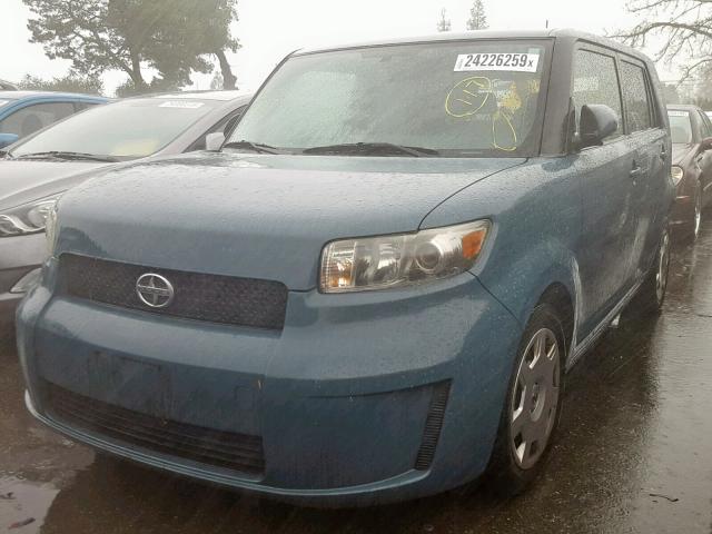 JTLKE50E281035698 - 2008 TOYOTA SCION XB Көк фото 2