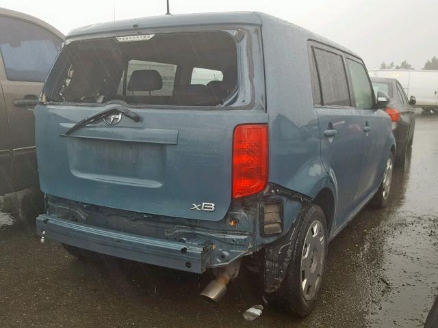 JTLKE50E281035698 - 2008 TOYOTA SCION XB Көк фото 4